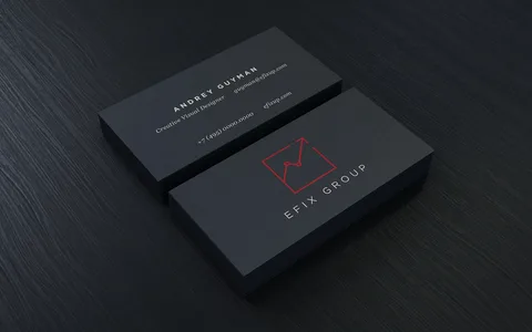 funeral home business card design